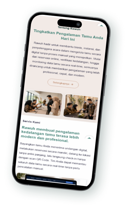 Solusi Digital untuk Efisiensi Kedatangan Tamu